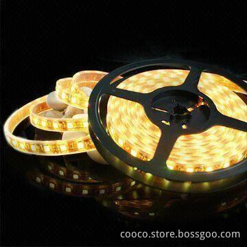 3528 SMD LED Strip, White 5m, Input Voltage of 12/24V DC, Can be in Waterproof IP67/IP68